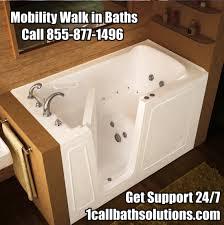 Discount Mobility Baths Walk in Bath Tub Support / Reviews / Prices